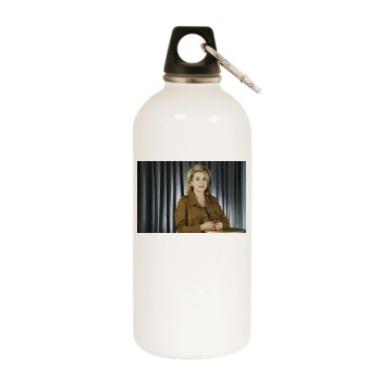 Catherine Deneuve White Water Bottle With Carabiner