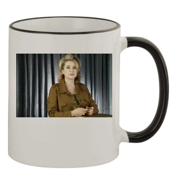 Catherine Deneuve 11oz Colored Rim & Handle Mug