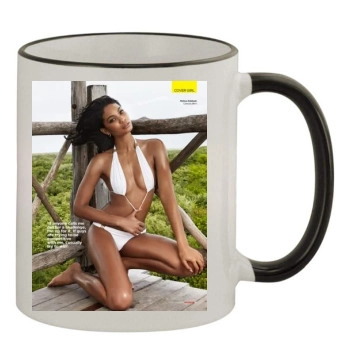 Chanel Iman 11oz Colored Rim & Handle Mug