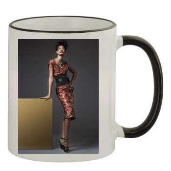 Chanel Iman 11oz Colored Rim & Handle Mug