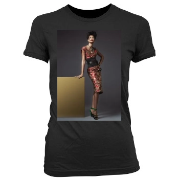 Chanel Iman Women's Junior Cut Crewneck T-Shirt