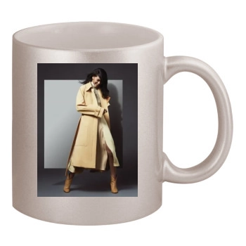 Chanel Iman 11oz Metallic Silver Mug