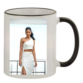 Chanel Iman 11oz Colored Rim & Handle Mug