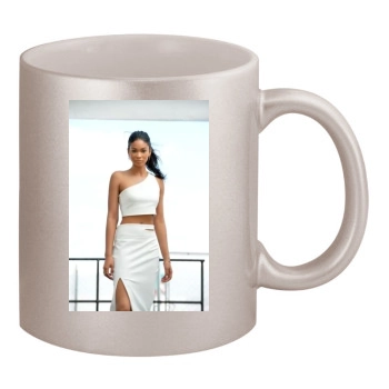 Chanel Iman 11oz Metallic Silver Mug