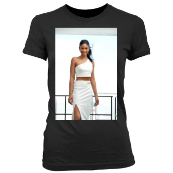 Chanel Iman Women's Junior Cut Crewneck T-Shirt