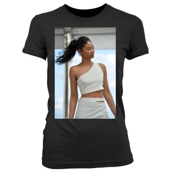 Chanel Iman Women's Junior Cut Crewneck T-Shirt