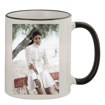 Chanel Iman 11oz Colored Rim & Handle Mug