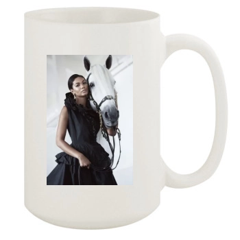 Chanel Iman 15oz White Mug