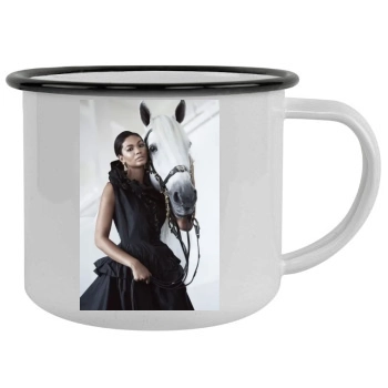 Chanel Iman Camping Mug