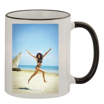 Chanel Iman 11oz Colored Rim & Handle Mug