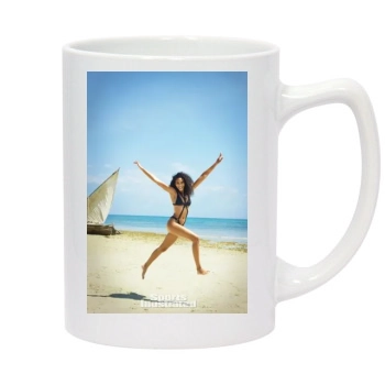 Chanel Iman 14oz White Statesman Mug