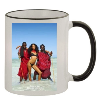 Chanel Iman 11oz Colored Rim & Handle Mug