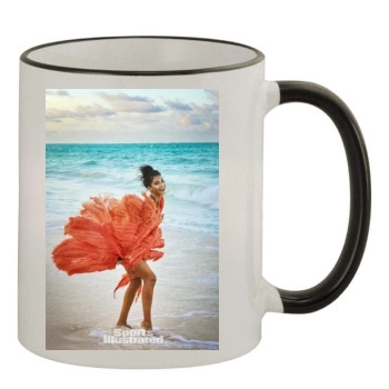 Chanel Iman 11oz Colored Rim & Handle Mug