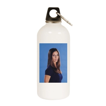 Charisma Carpenter White Water Bottle With Carabiner