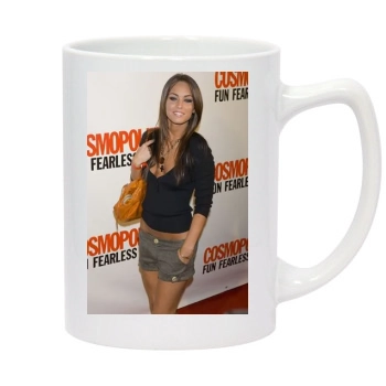 Megan Fox 14oz White Statesman Mug