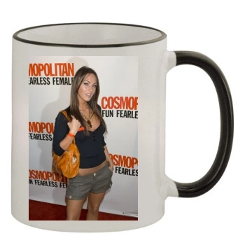 Megan Fox 11oz Colored Rim & Handle Mug