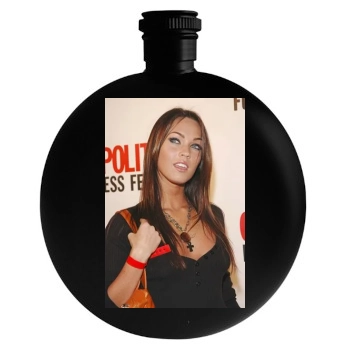 Megan Fox Round Flask