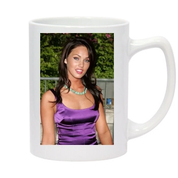 Megan Fox 14oz White Statesman Mug