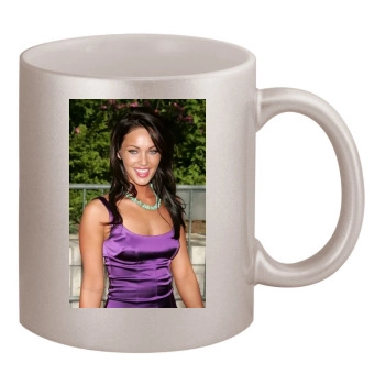 Megan Fox 11oz Metallic Silver Mug