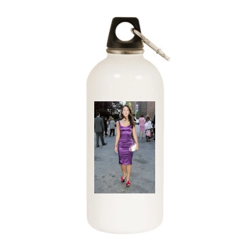 Megan Fox White Water Bottle With Carabiner