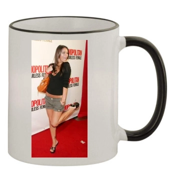 Megan Fox 11oz Colored Rim & Handle Mug