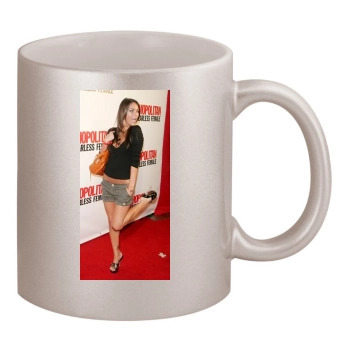 Megan Fox 11oz Metallic Silver Mug