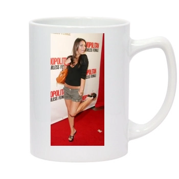 Megan Fox 14oz White Statesman Mug