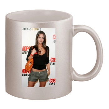 Megan Fox 11oz Metallic Silver Mug