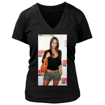 Megan Fox Women's Deep V-Neck TShirt