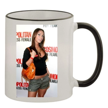 Megan Fox 11oz Colored Rim & Handle Mug