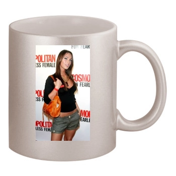 Megan Fox 11oz Metallic Silver Mug