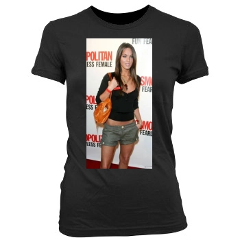 Megan Fox Women's Junior Cut Crewneck T-Shirt