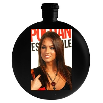 Megan Fox Round Flask