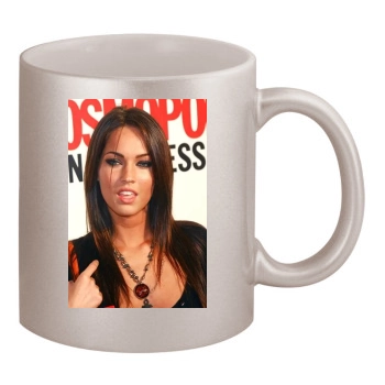 Megan Fox 11oz Metallic Silver Mug