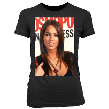 Megan Fox Women's Junior Cut Crewneck T-Shirt