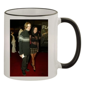 Megan Fox 11oz Colored Rim & Handle Mug