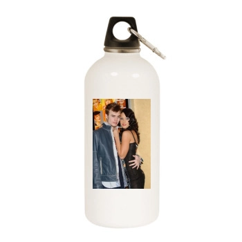 Megan Fox White Water Bottle With Carabiner