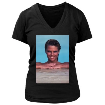 Christie Brinkley Women's Deep V-Neck TShirt