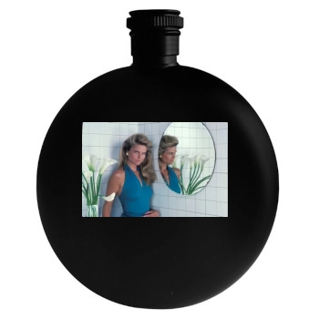 Christie Brinkley Round Flask