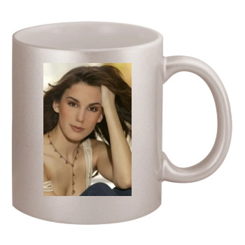 Christy Carlson Romano 11oz Metallic Silver Mug