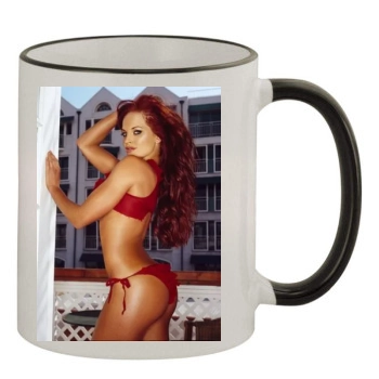 Christy Hemme 11oz Colored Rim & Handle Mug