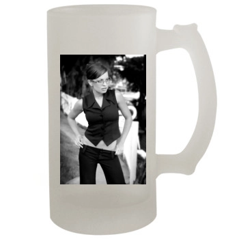 Christy Hemme 16oz Frosted Beer Stein