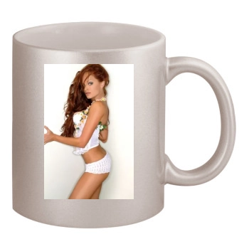 Christy Hemme 11oz Metallic Silver Mug