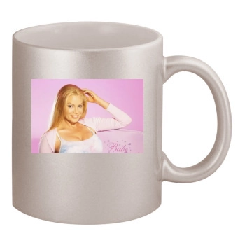 Cindy Margolis 11oz Metallic Silver Mug