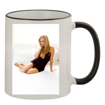 Cindy Margolis 11oz Colored Rim & Handle Mug