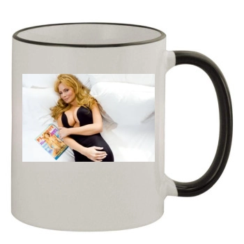 Cindy Margolis 11oz Colored Rim & Handle Mug