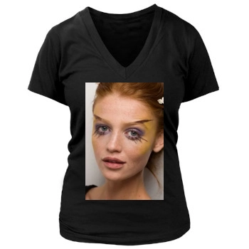 Cintia Dicker Women's Deep V-Neck TShirt