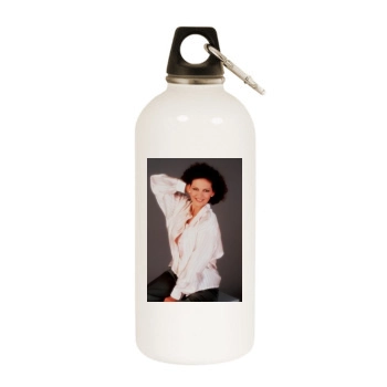 Claudia Cardinale White Water Bottle With Carabiner