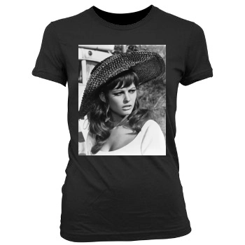 Claudia Cardinale Women's Junior Cut Crewneck T-Shirt