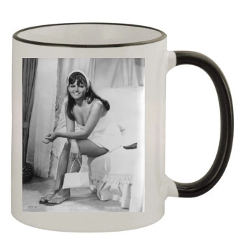 Claudia Cardinale 11oz Colored Rim & Handle Mug
